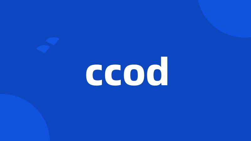 ccod