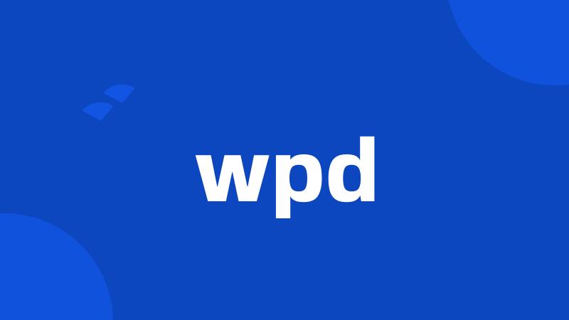 wpd