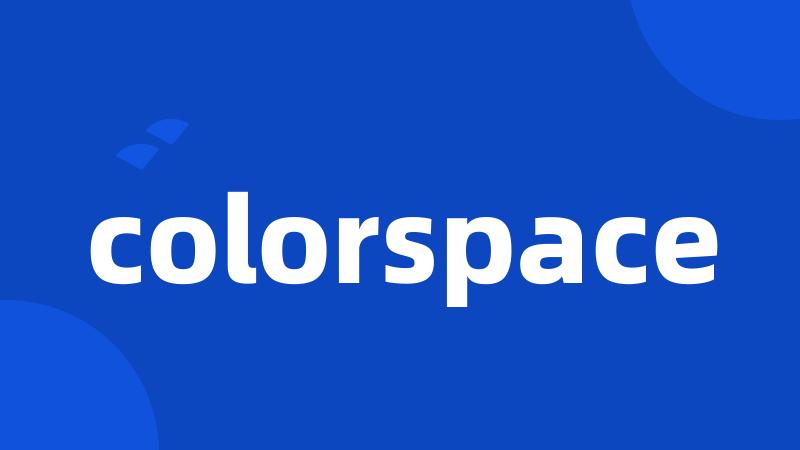 colorspace