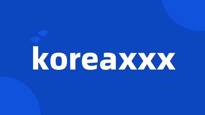 koreaxxx