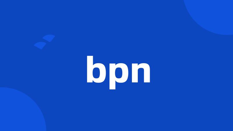 bpn