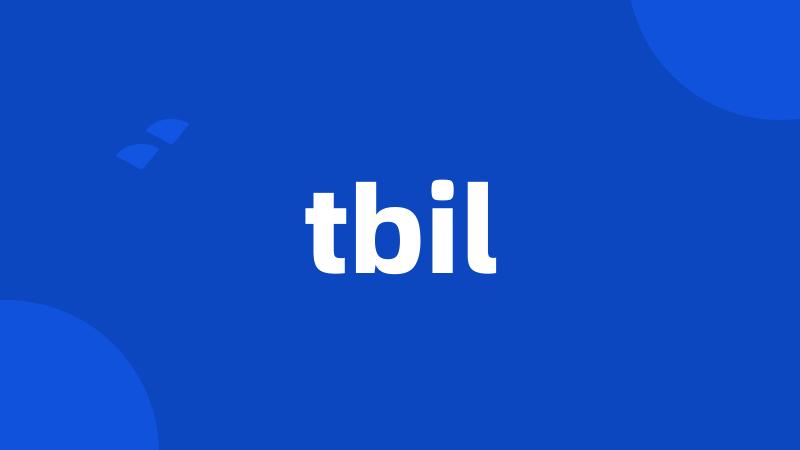 tbil