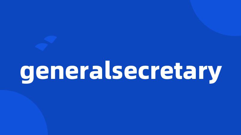 generalsecretary