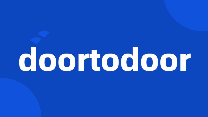 doortodoor