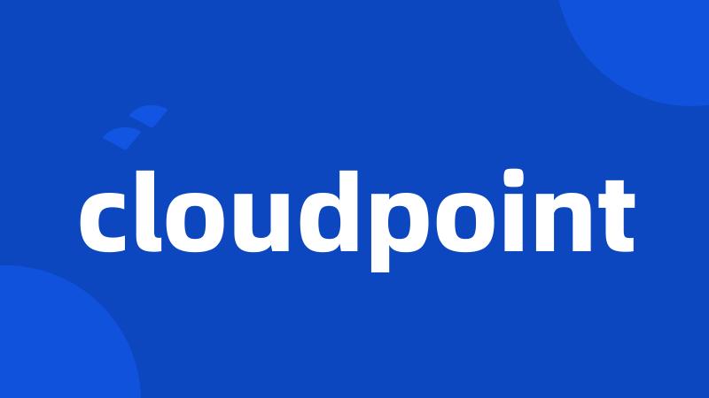 cloudpoint