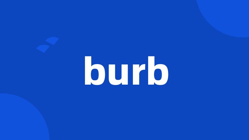 burb