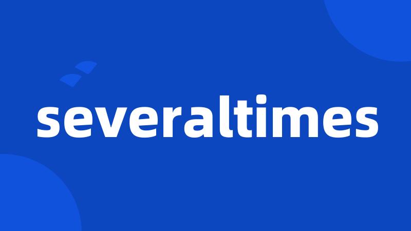 severaltimes