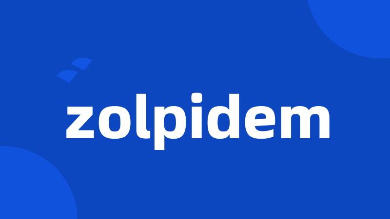 zolpidem