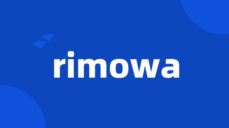 rimowa