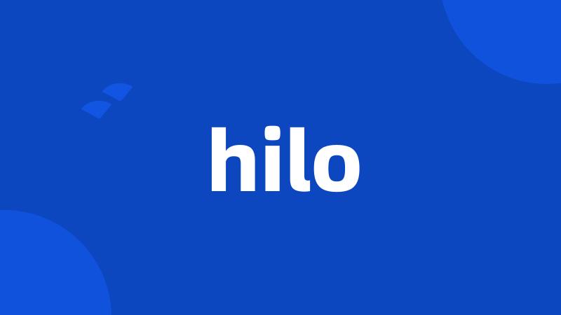 hilo