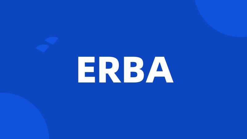 ERBA