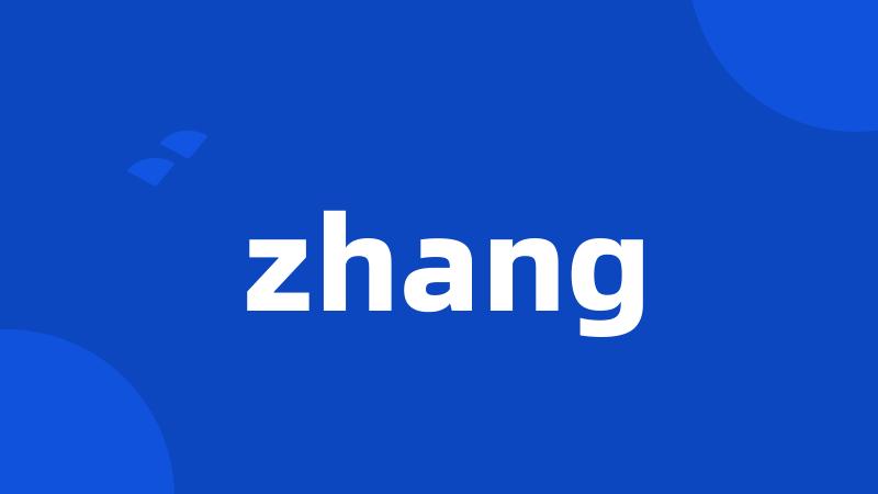 zhang