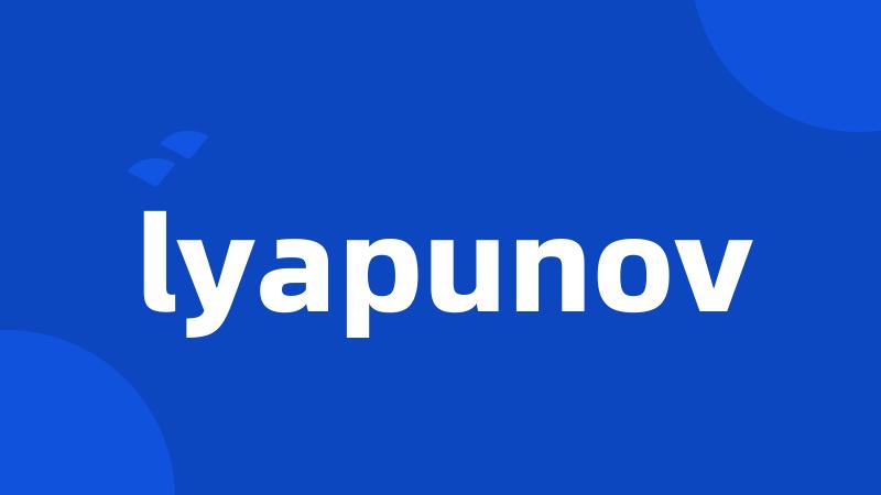 lyapunov