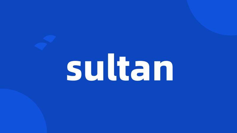 sultan