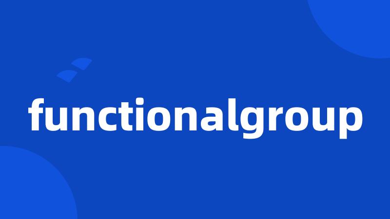 functionalgroup