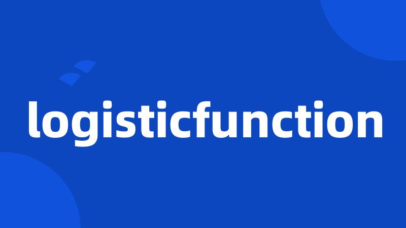 logisticfunction