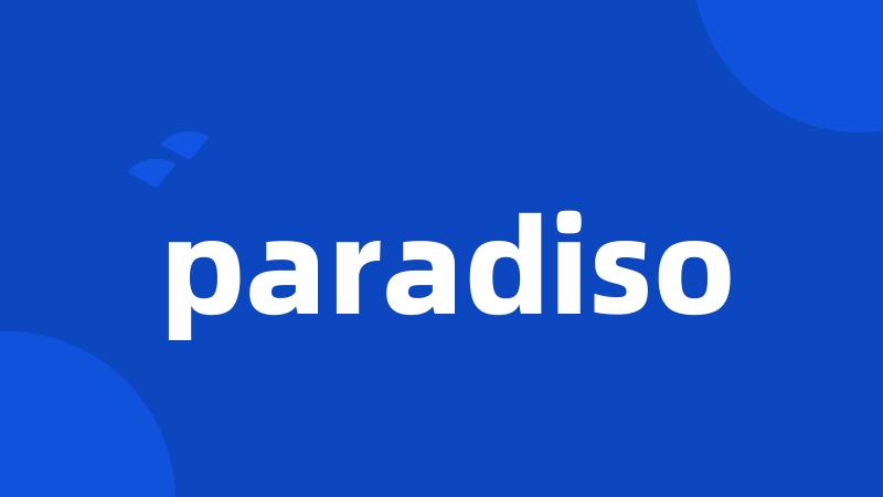 paradiso