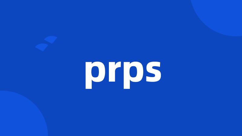 prps