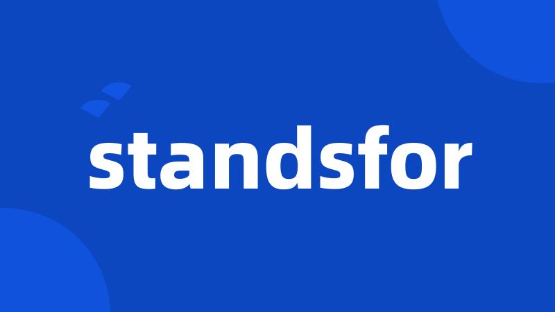 standsfor