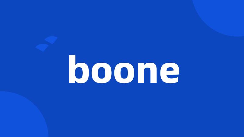 boone