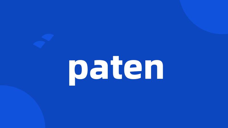 paten