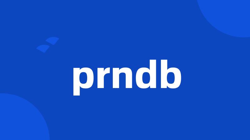 prndb