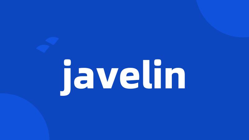 javelin