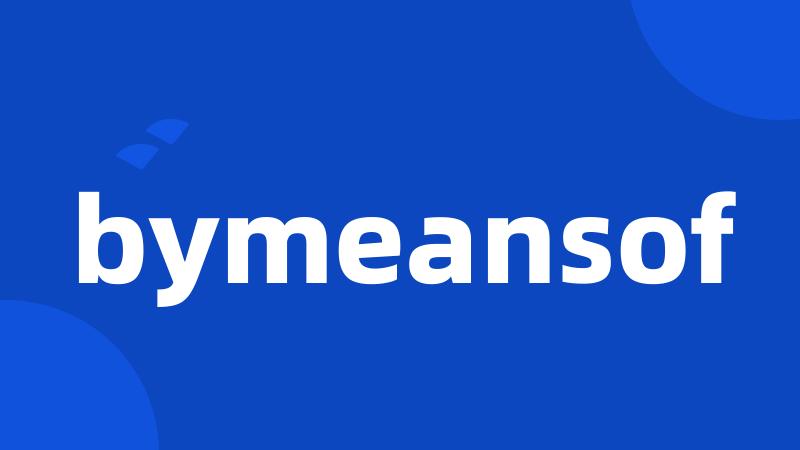 bymeansof