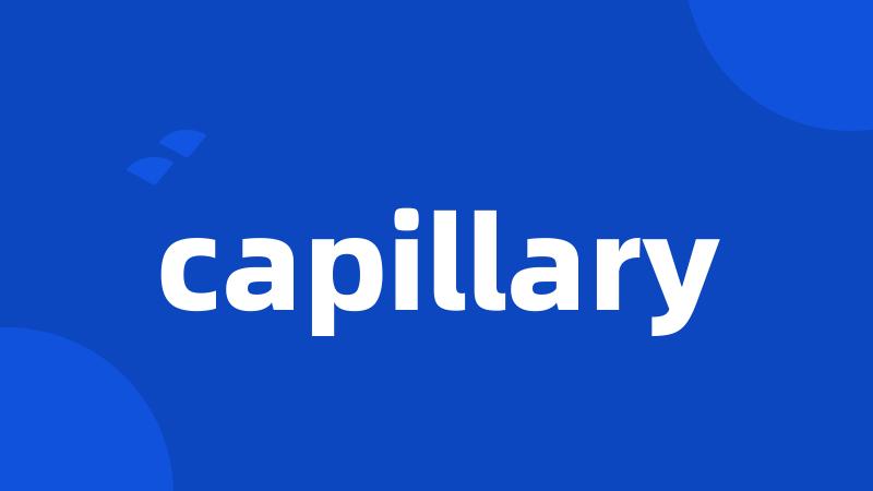 capillary