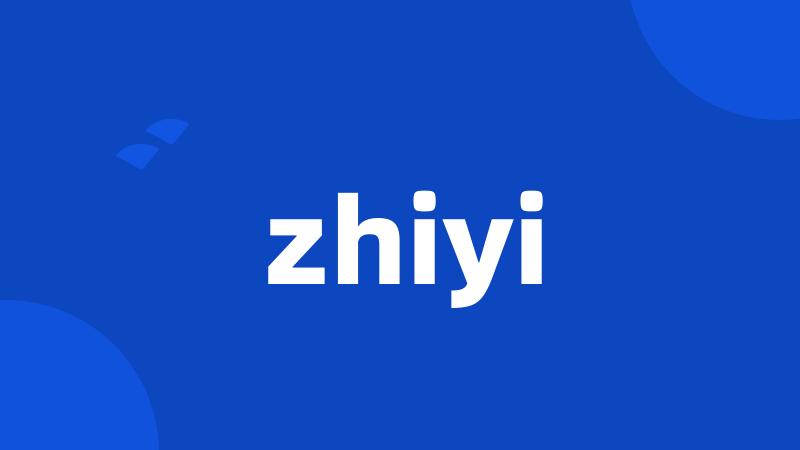 zhiyi