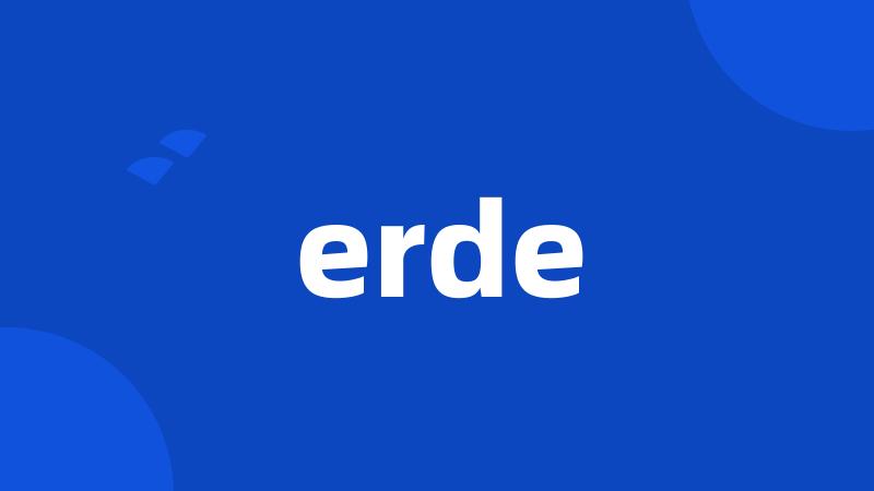 erde