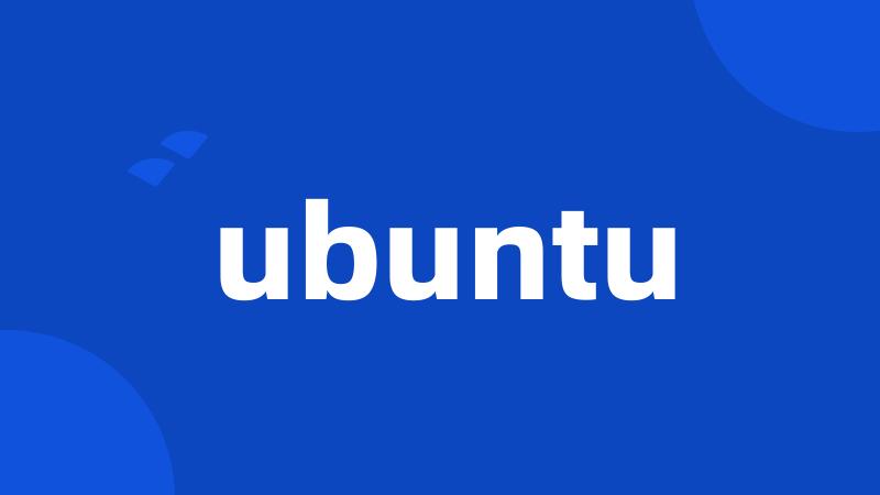 ubuntu