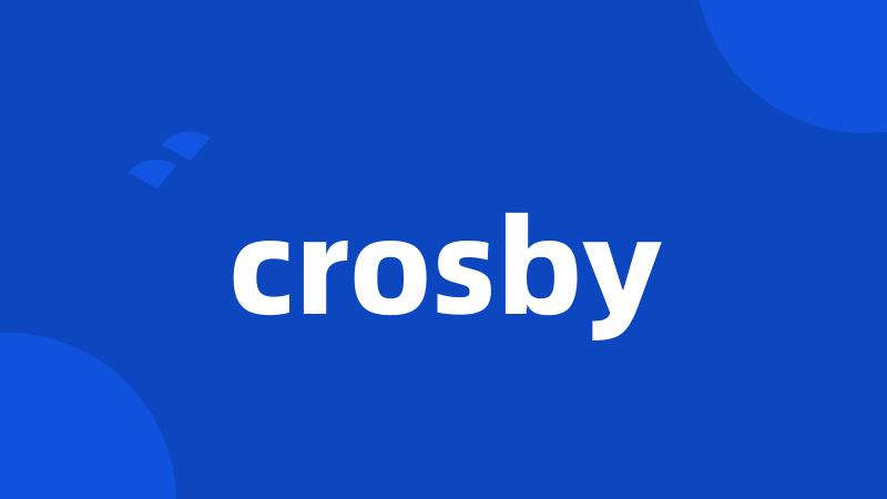 crosby