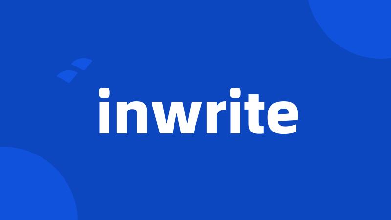 inwrite