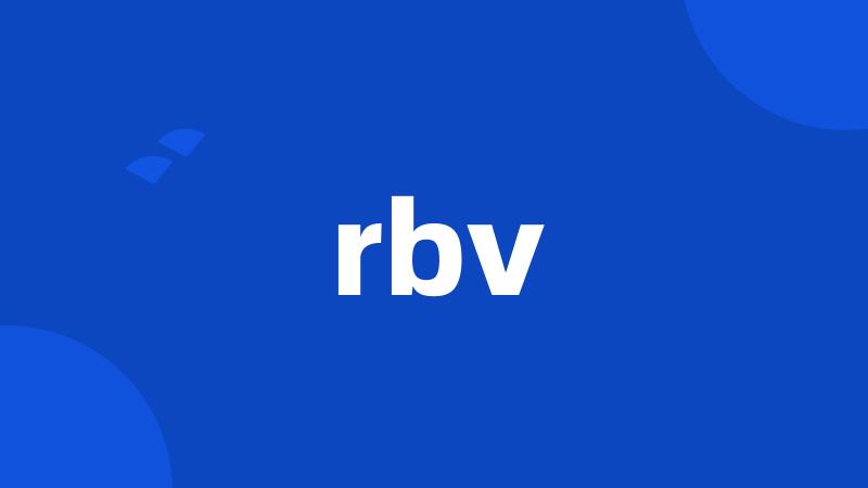 rbv