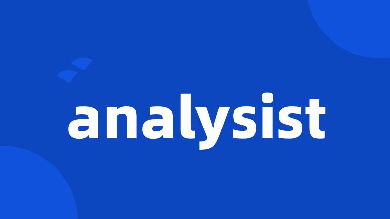 analysist