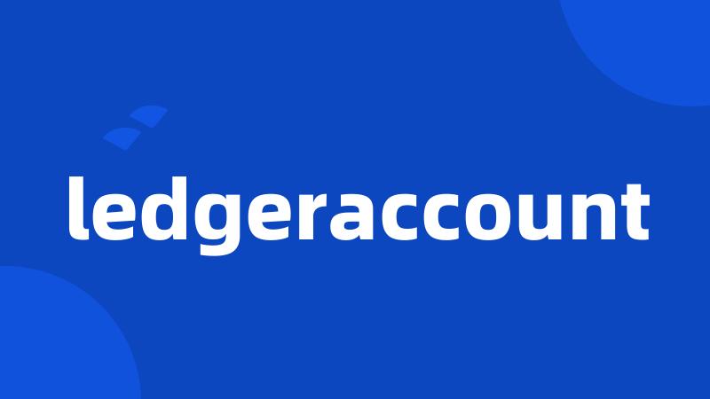 ledgeraccount