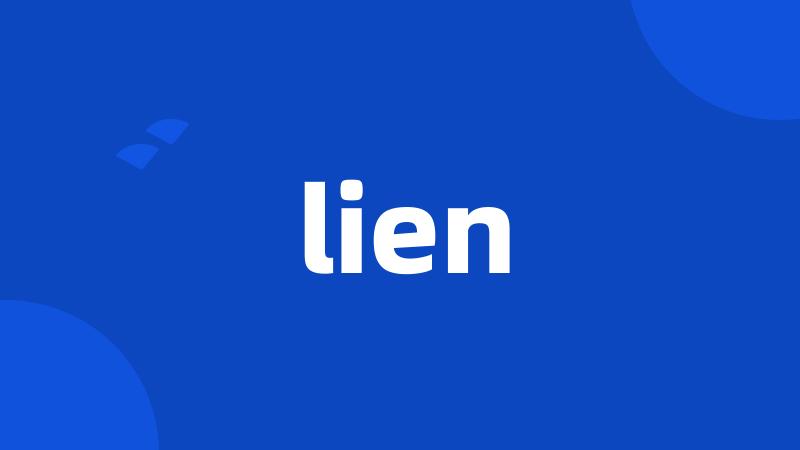 lien