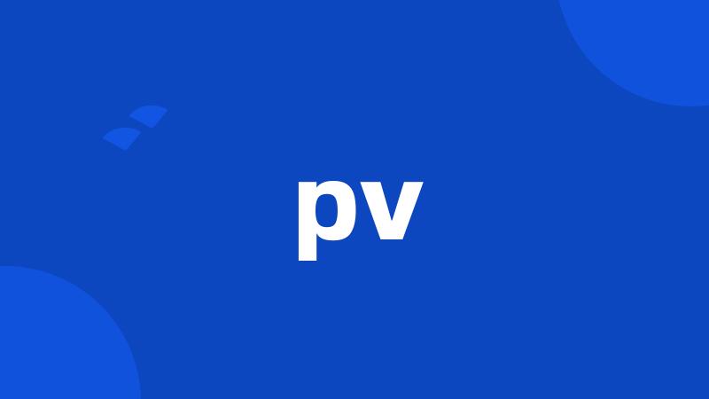 pv