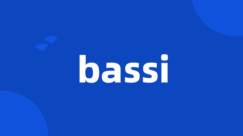 bassi