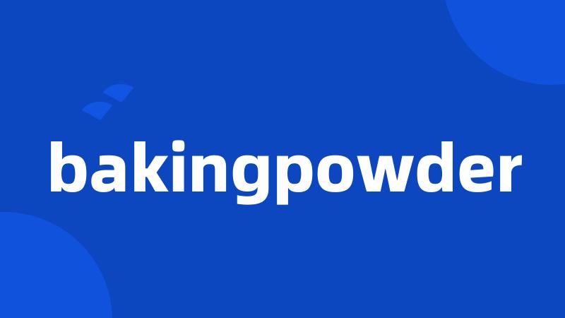 bakingpowder