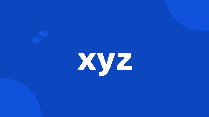 xyz