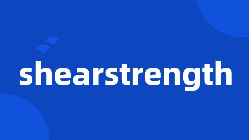 shearstrength