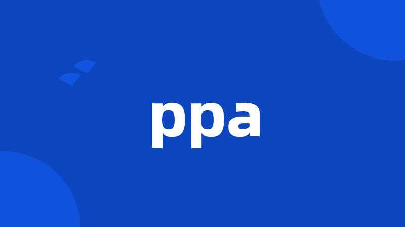 ppa