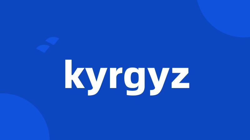 kyrgyz