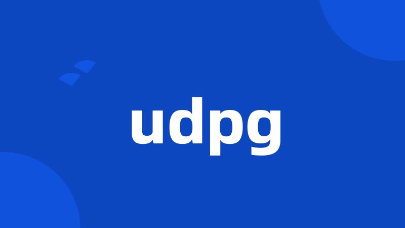 udpg