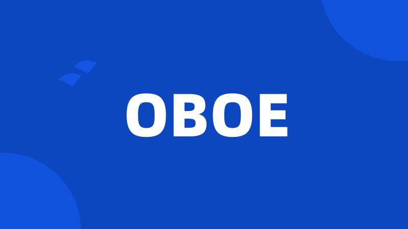 OBOE