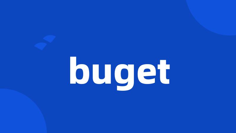 buget