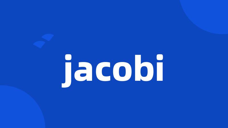 jacobi