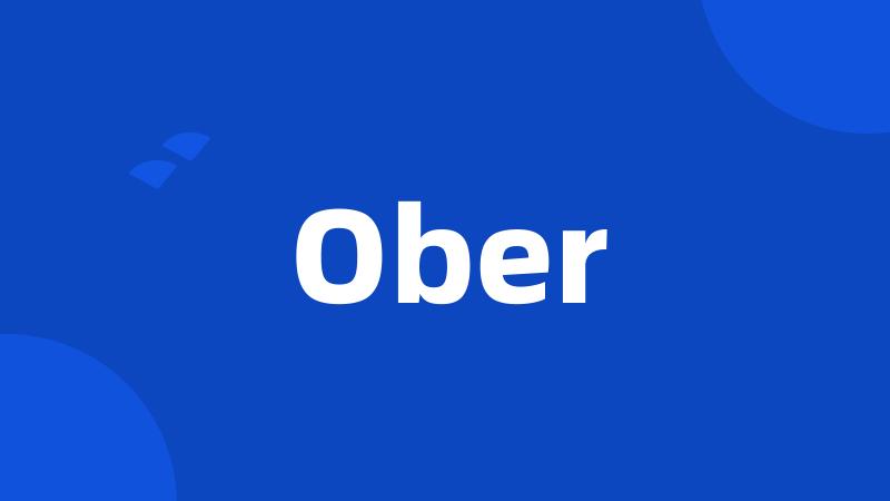 Ober